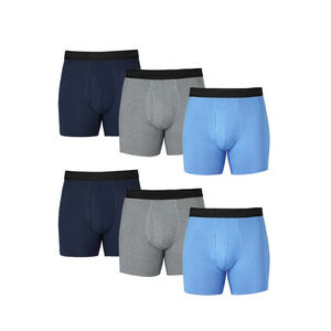 Athletic Works Men's Size 3XL (48-50) Mesh Performance Boxer Briefs 6 Pack